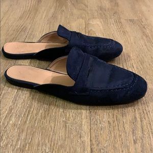 ✨ Navy blue slides/mules sandal
